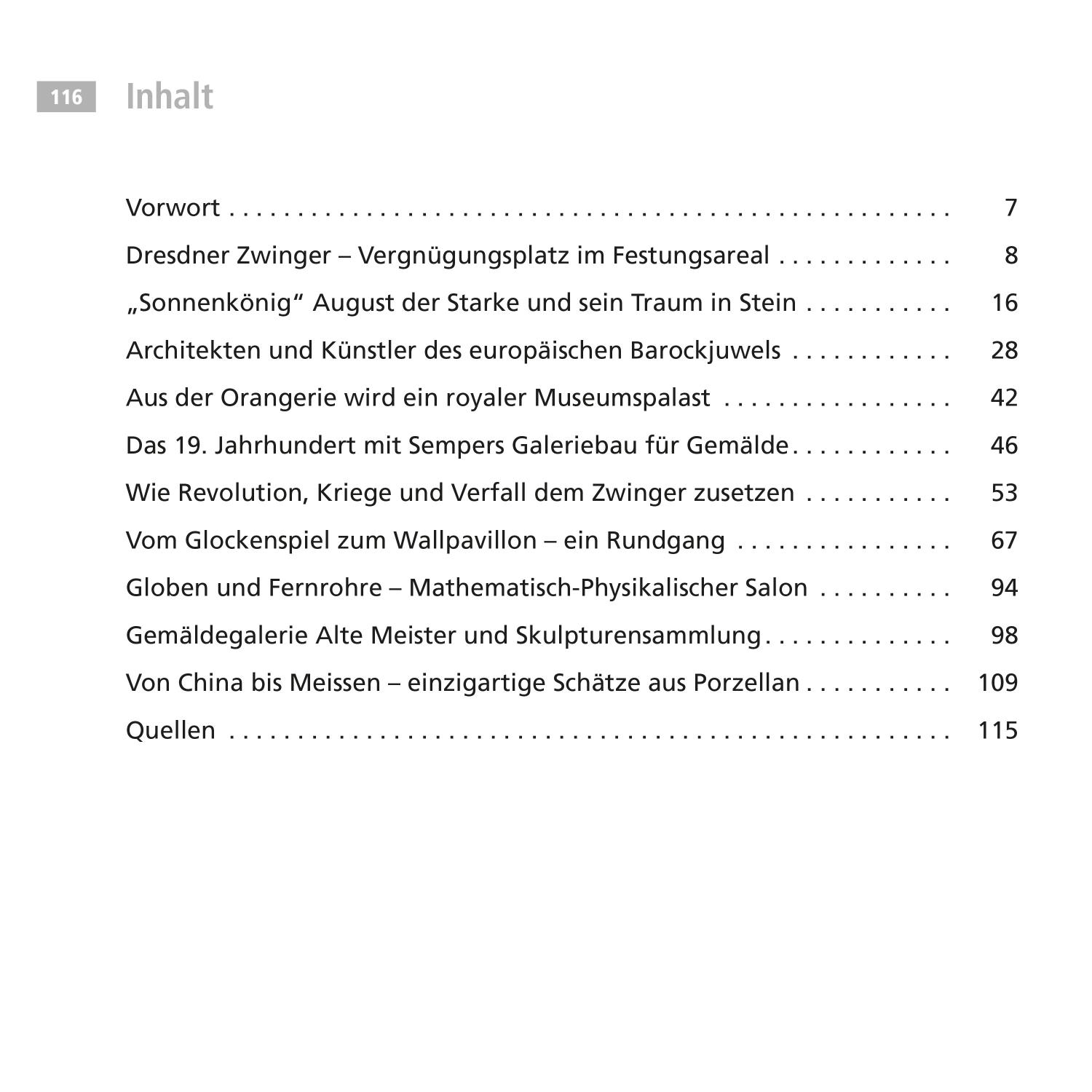 Beispielinhalt (Bild) Der Dresdner Zwinger