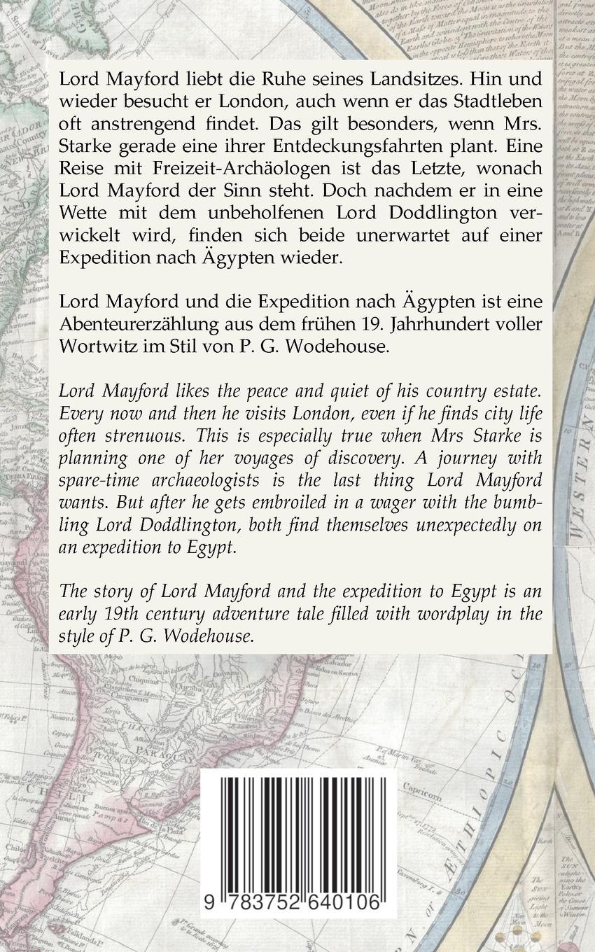 Rückseitencover Lord Mayford und die Expedition nach Ägypten