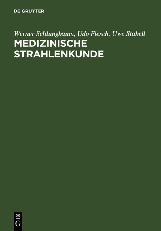 Vorderes Coverbild Medizinische Strahlenkunde