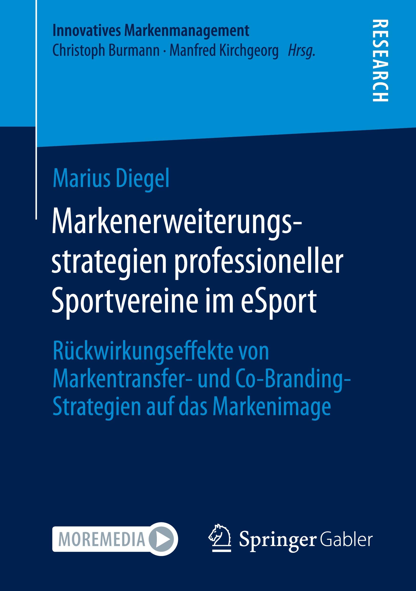 Vorderes Coverbild Markenerweiterungsstrategien professioneller Sportvereine im eSport