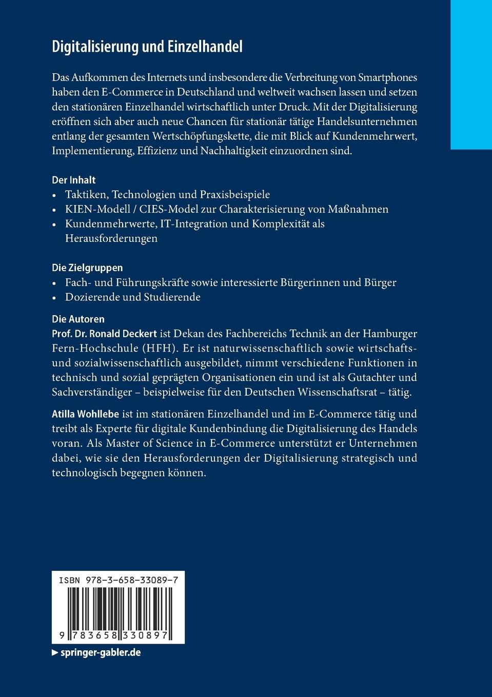 Rückseitencover Digitalisierung und Einzelhandel