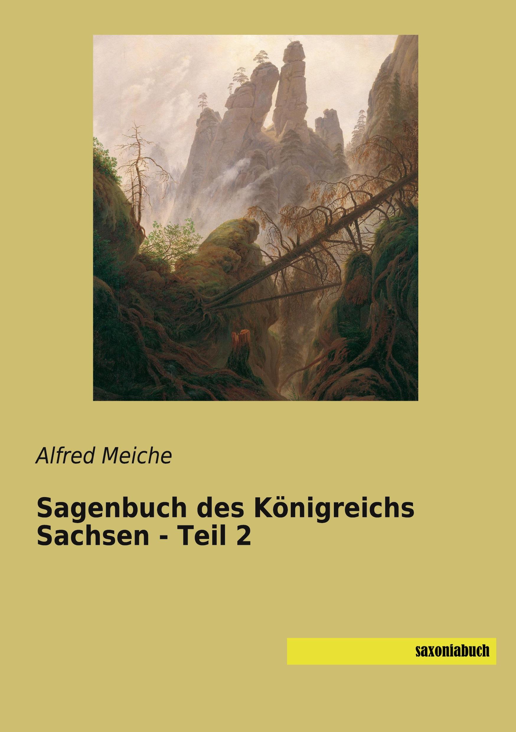 Vorderes Coverbild Sagenbuch des Königreichs Sachsen - Teil 2