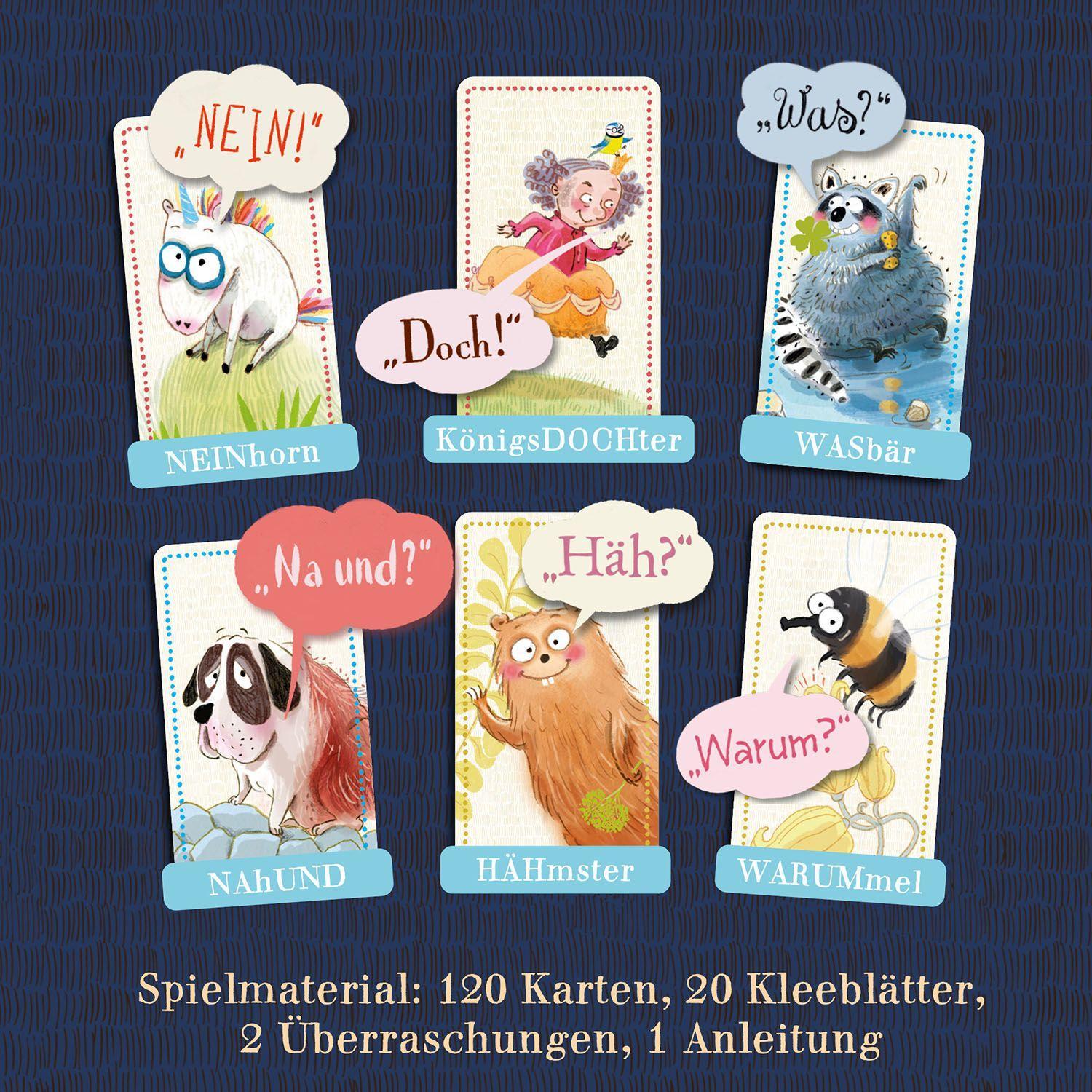 Beispielinhalt (Bild) Das NEINhorn - Kartenspiel