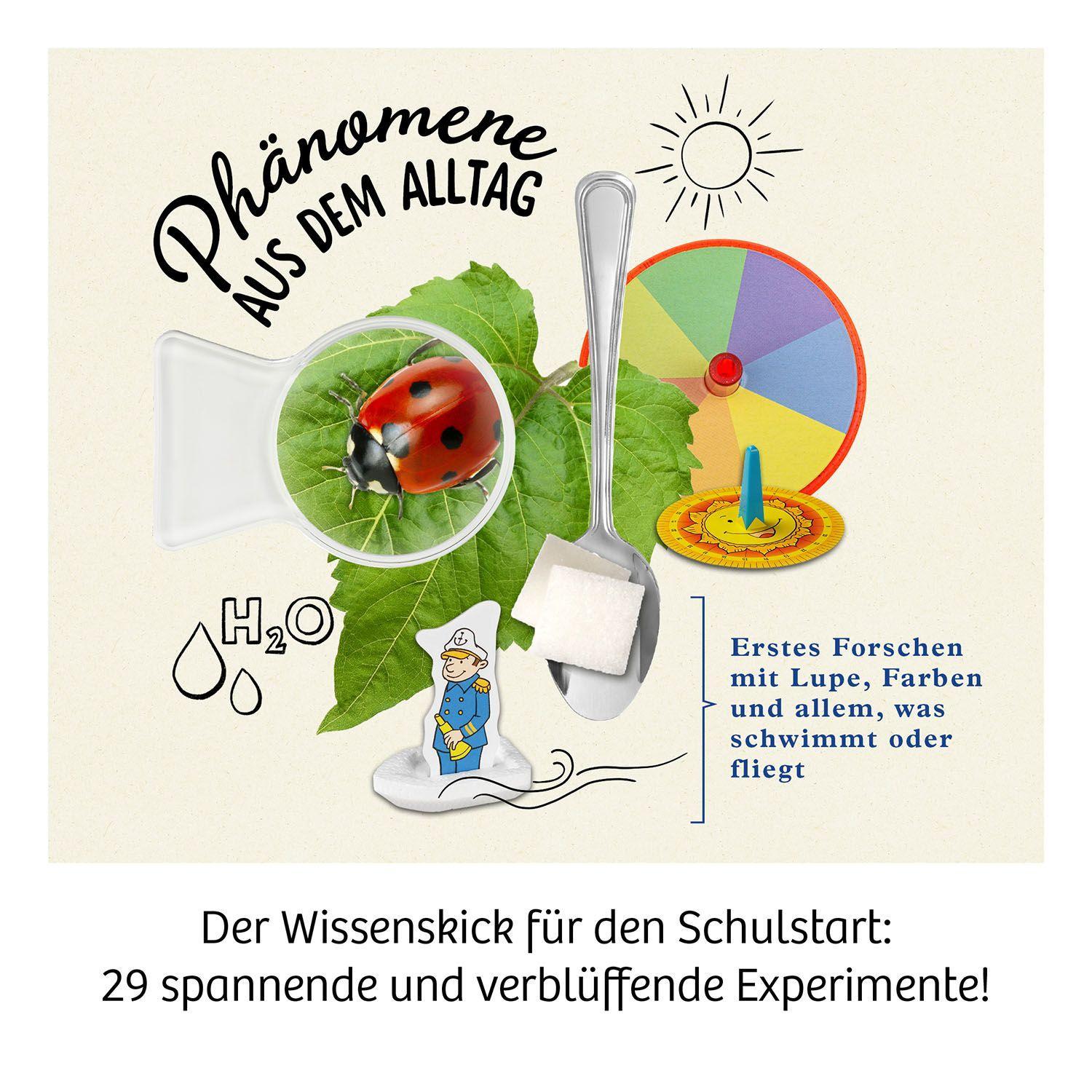 Beispielinhalt (Bild) Mein erster Experimentierkasten Naturgesetze