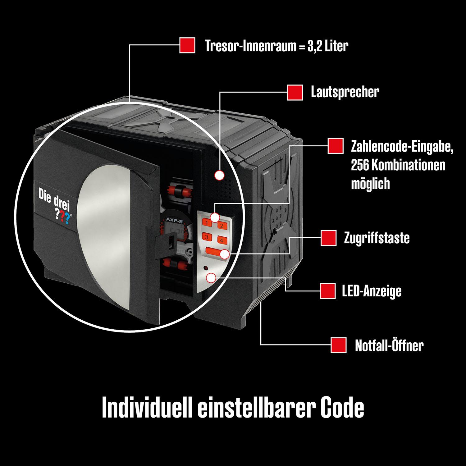 Beispielinhalt (Bild) Die drei ??? Digitaler Tresor (drei Fragezeichen)