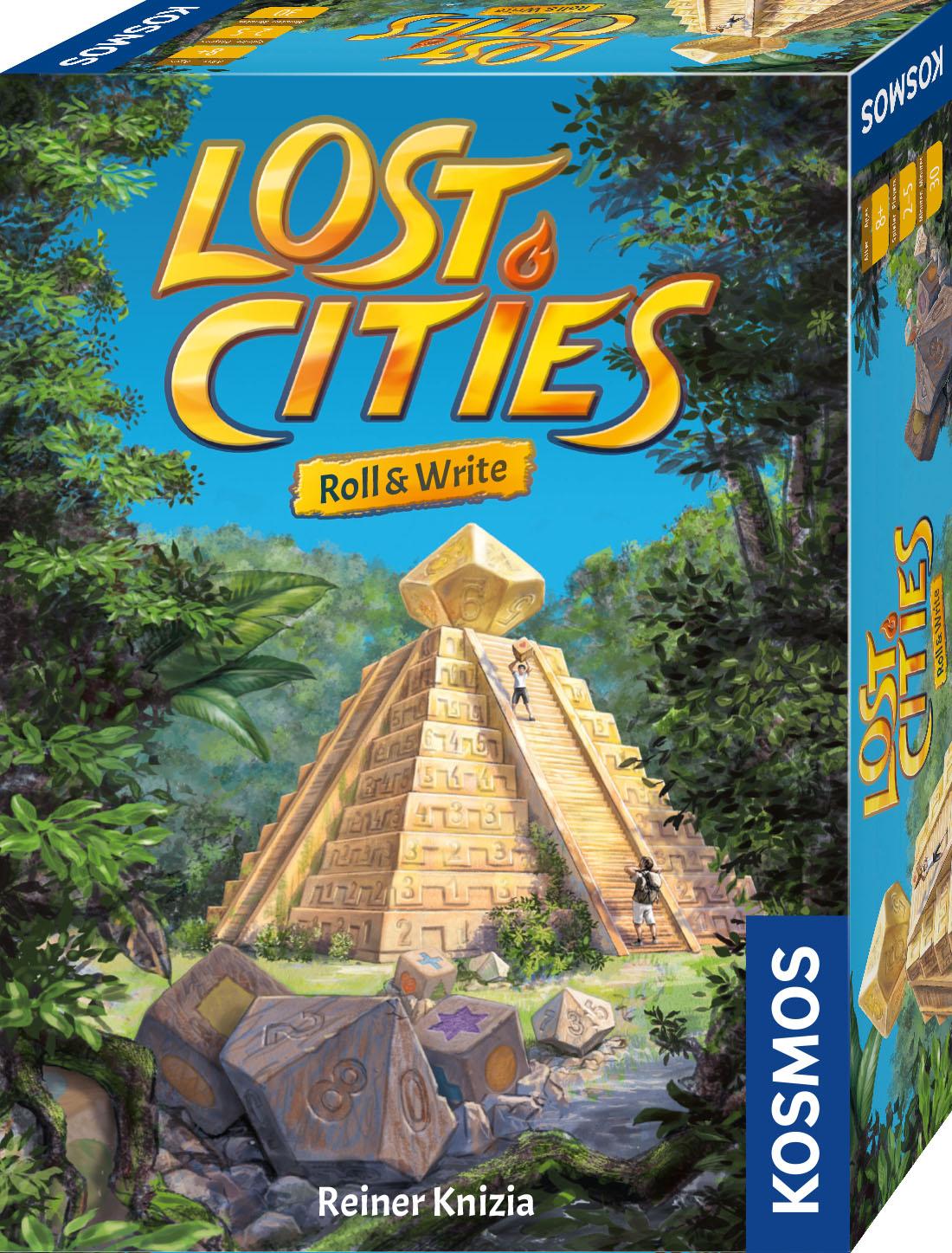 Vorderes Coverbild Lost Cities - Roll & Write