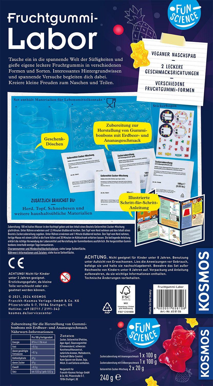 Beispielinhalt (Bild) Fun Science Fruchtgummi-Labor