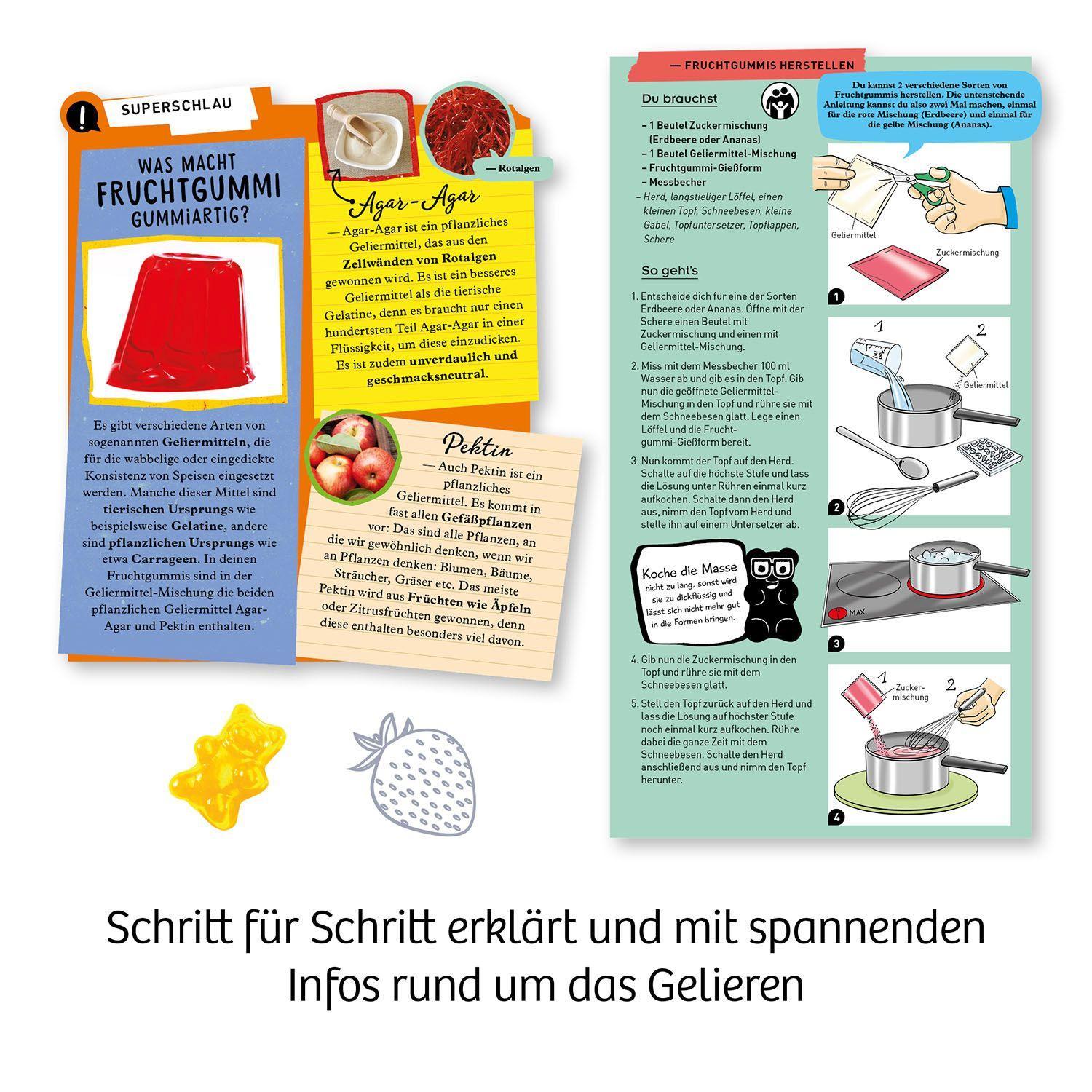 Beispielinhalt (Bild) Fun Science Fruchtgummi-Labor