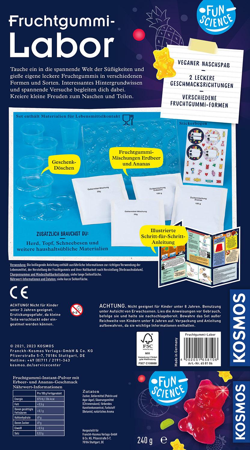 Rückseitencover Fun Science Fruchtgummi-Labor