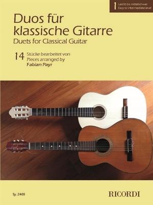 Vorderes Coverbild Duets for Classical Guitar, Volume 1: 14 Pieces Arranged for 2 Guitars