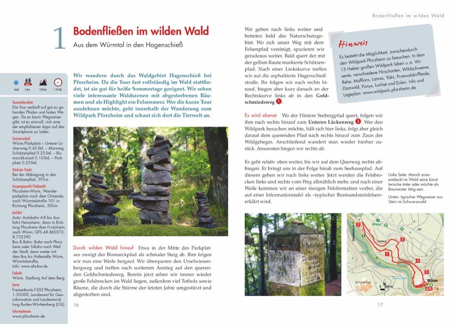 Beispielinhalt (Bild) Wander-Geheimtipps nördlicher Schwarzwald