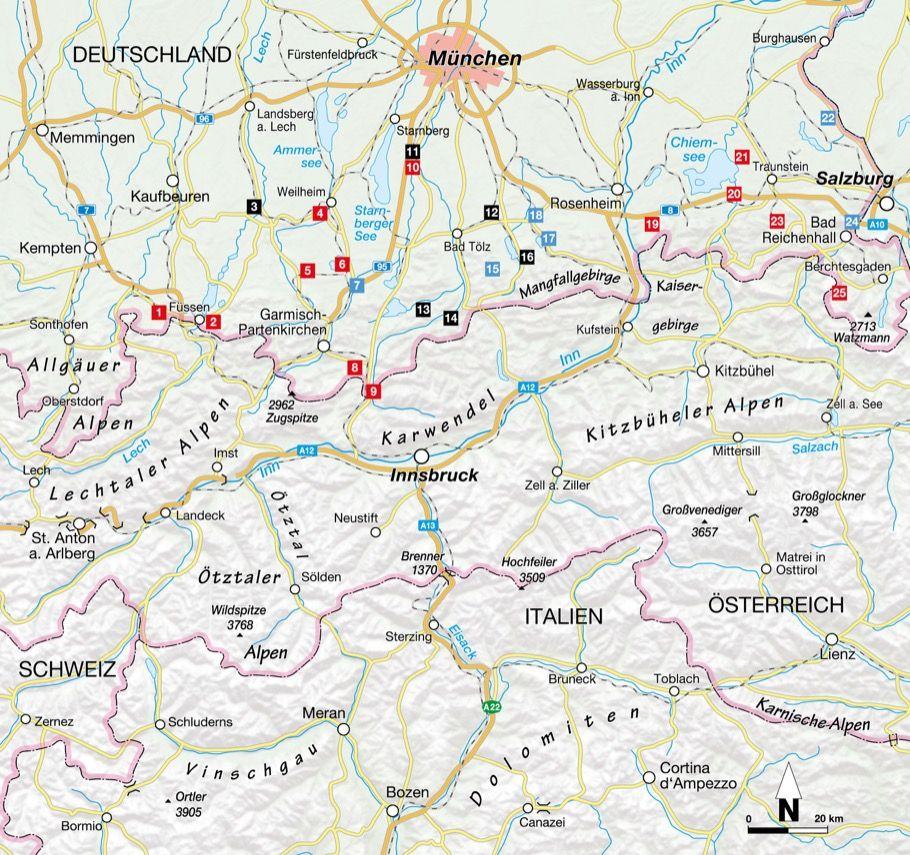 Beispielinhalt (Bild) Leichte E-Bike-Touren Oberbayern