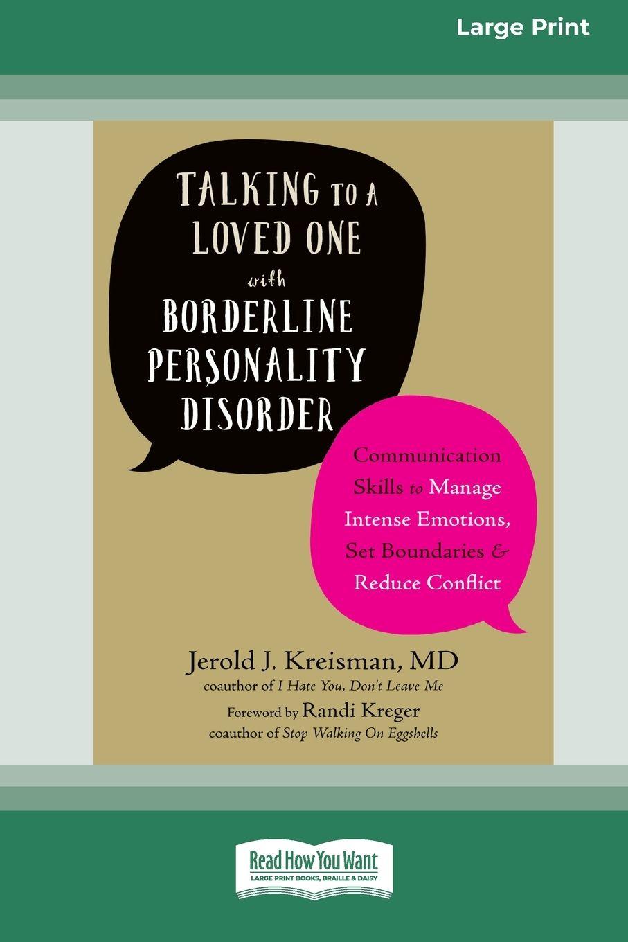 Vorderes Coverbild Talking to a Loved One with Borderline Personality Disorder