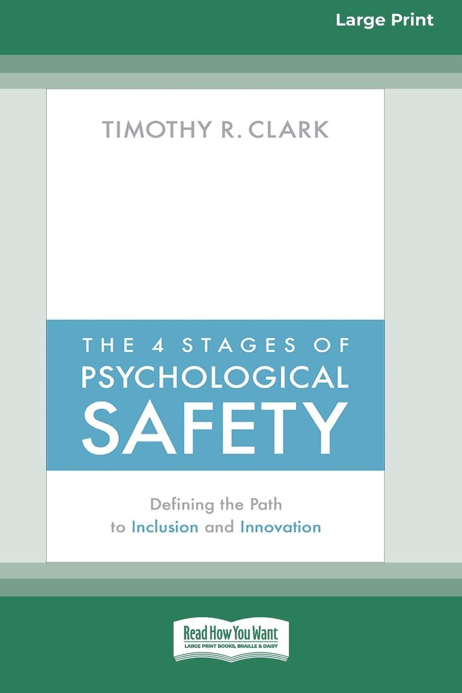 Vorderes Coverbild The 4 Stages of Psychological Safety