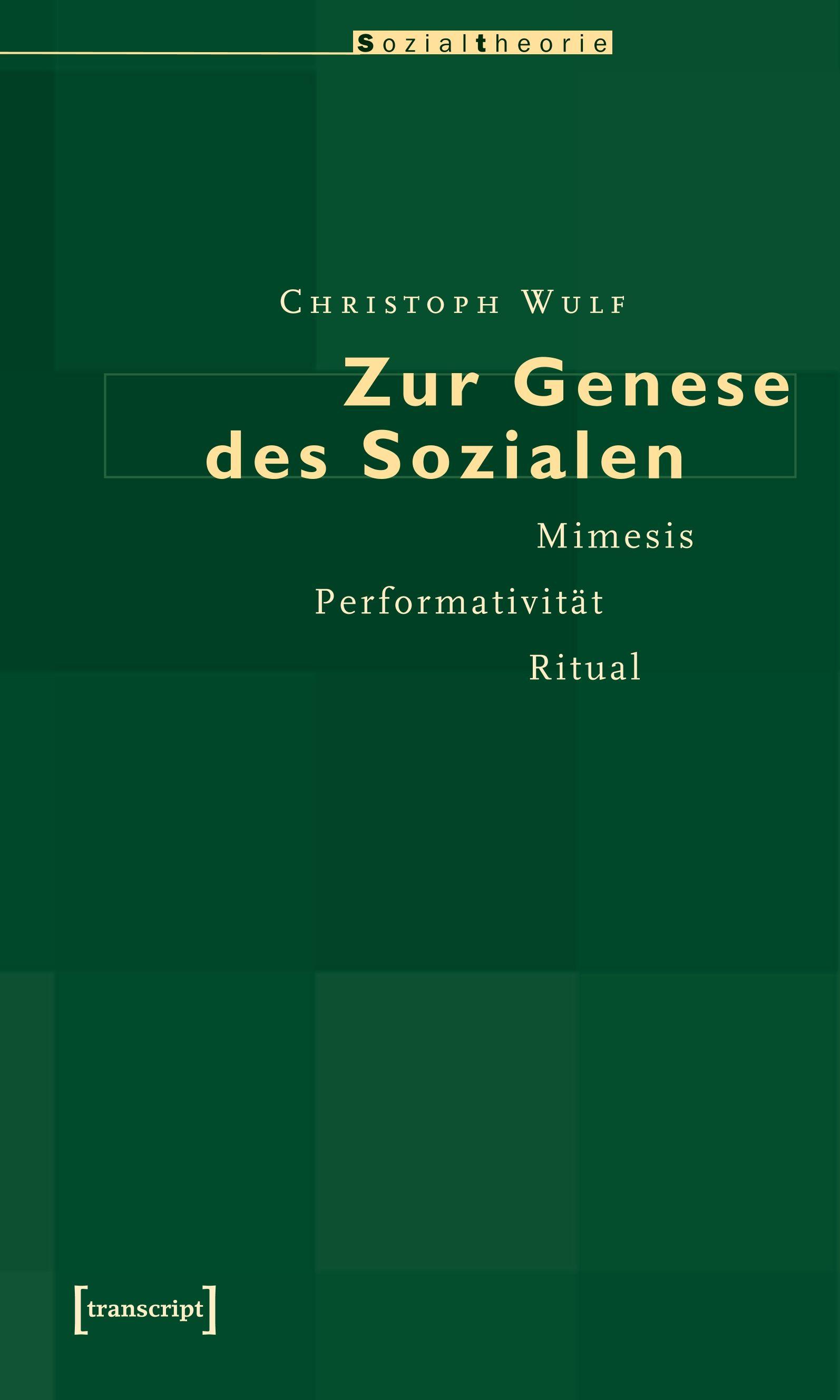 Vorderes Coverbild Zur Genese des Sozialen