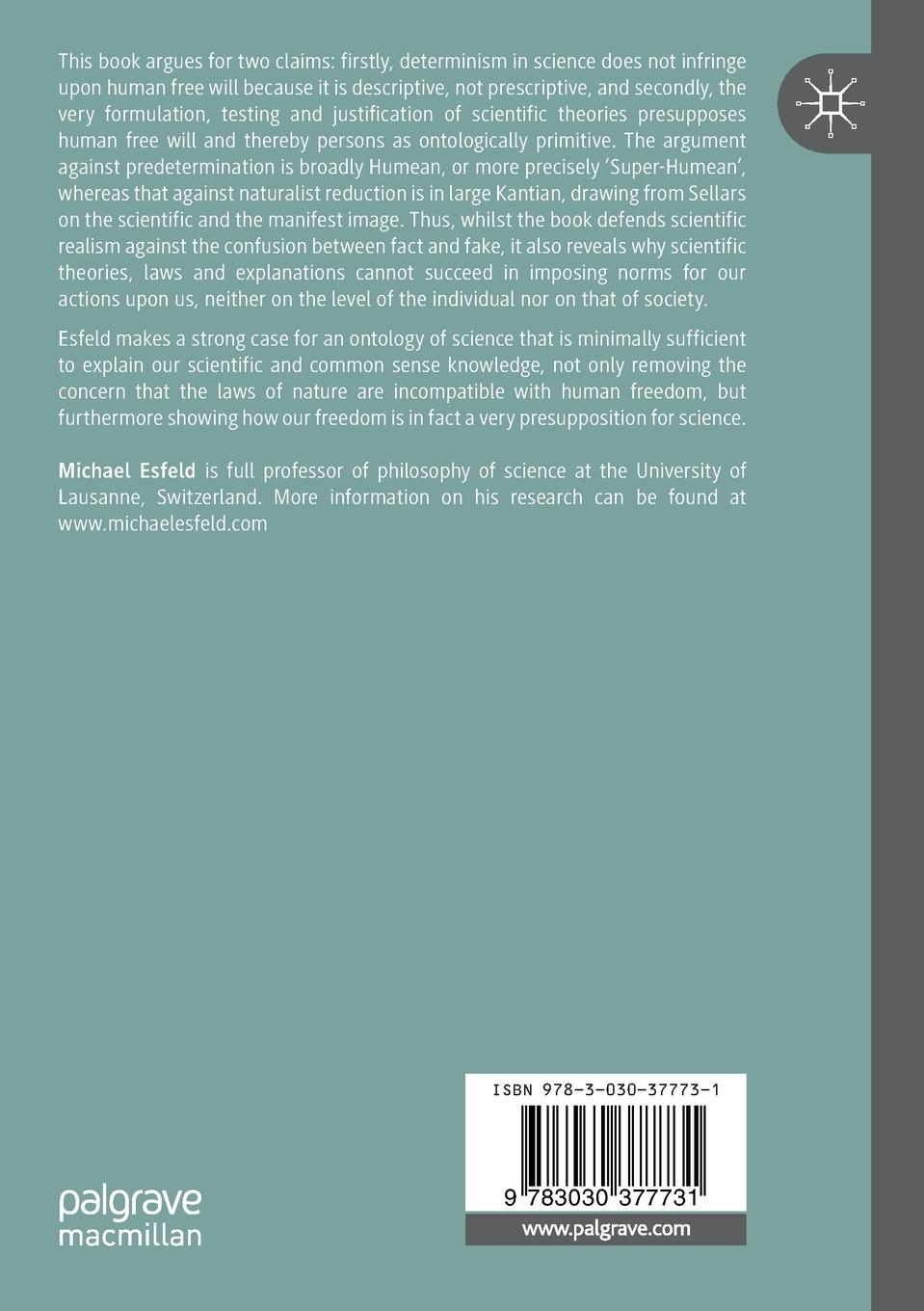 Rückseitencover Science and Human Freedom