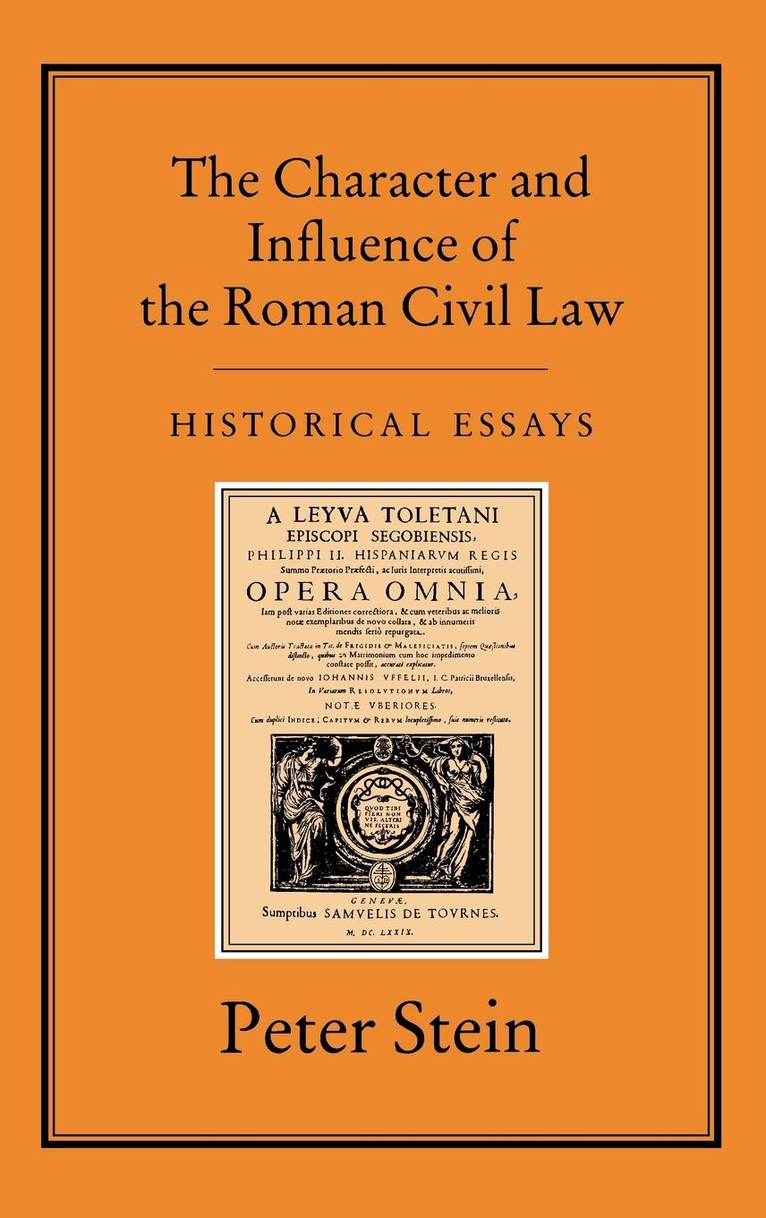 Vorderes Coverbild The Character & Influence of the Roman Law