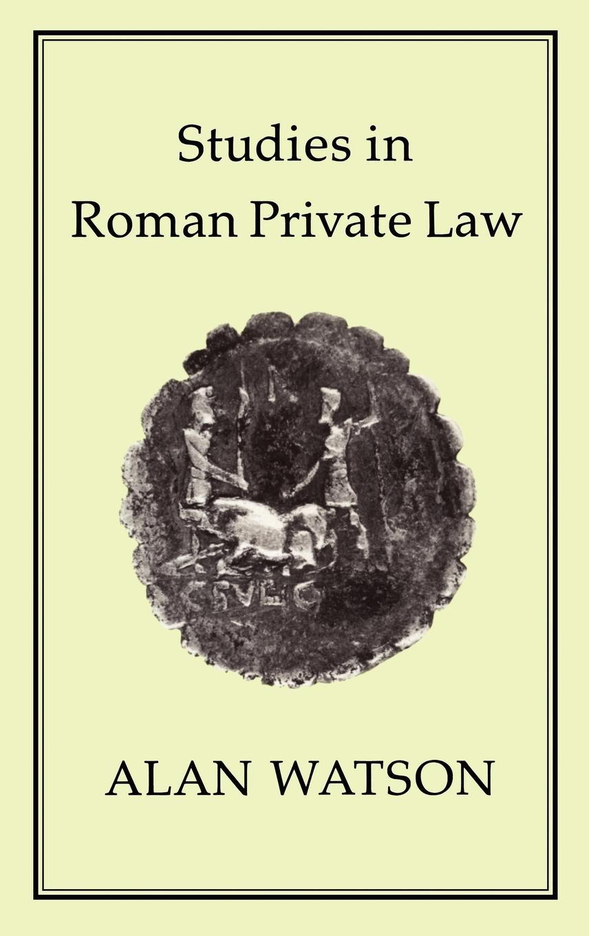 Vorderes Coverbild Studies in Roman Private Law
