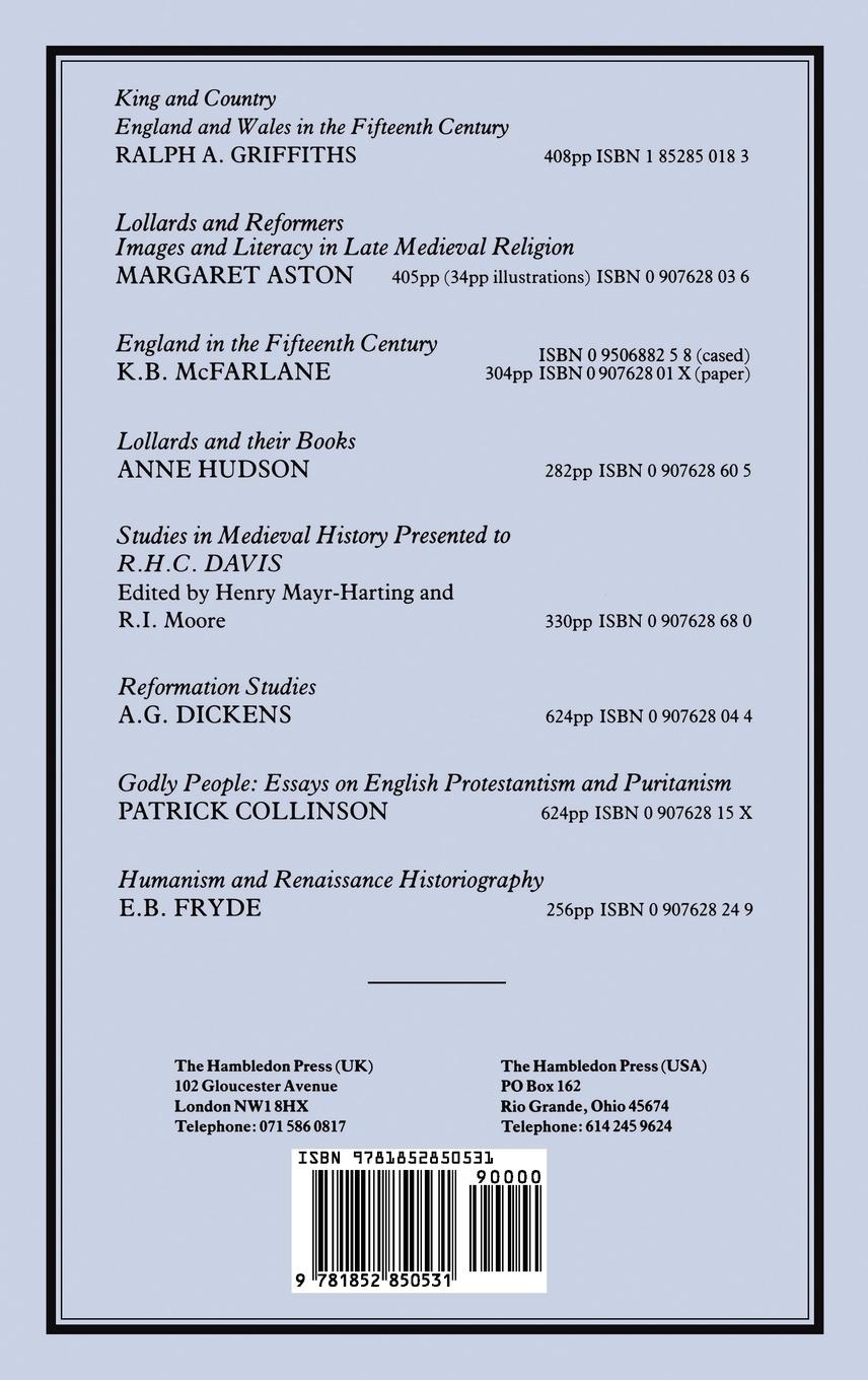 Rückseitencover Richard III and His Rivals