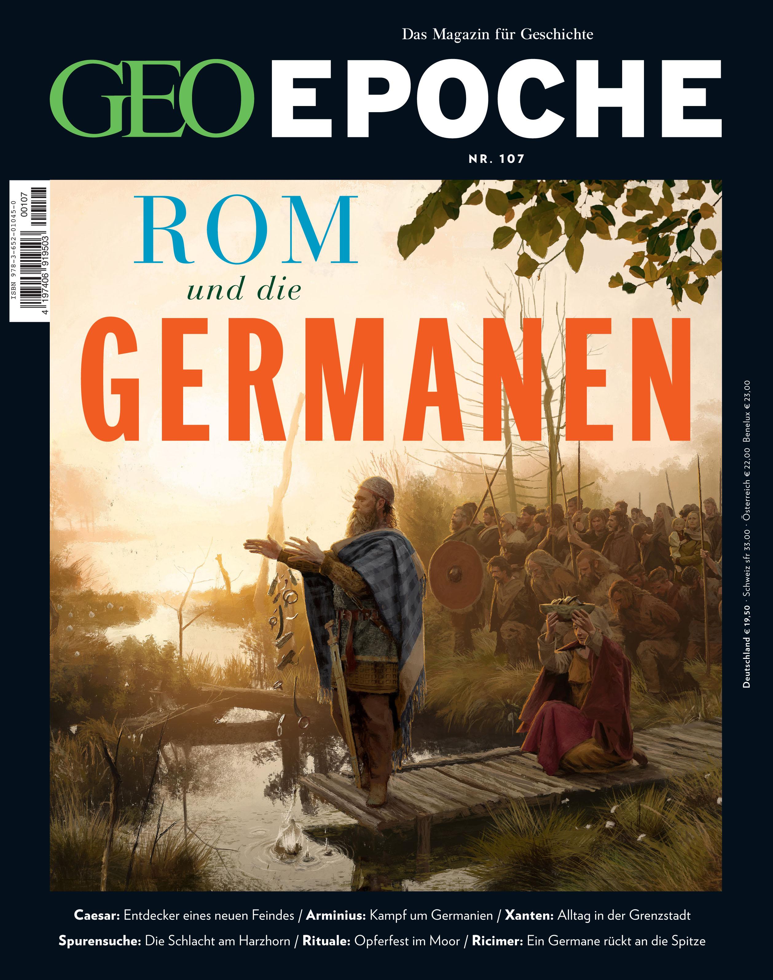 Vorderes Coverbild GEO Epoche / GEO Epoche 107/2020 - Rom und die Germanen