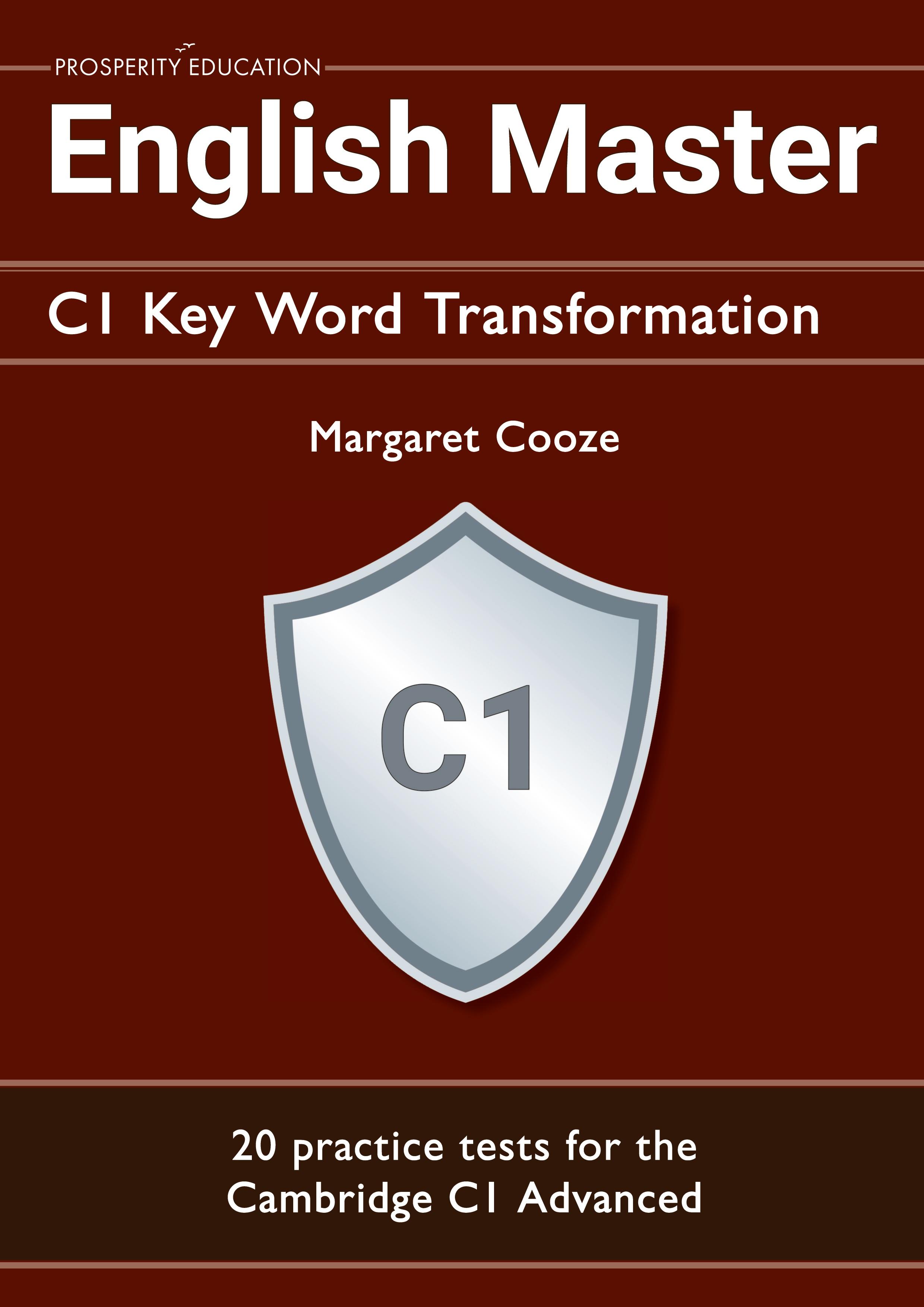 Vorderes Coverbild English Master C1 Key Word Transformation (20 practice tests for the Cambridge Advanced)