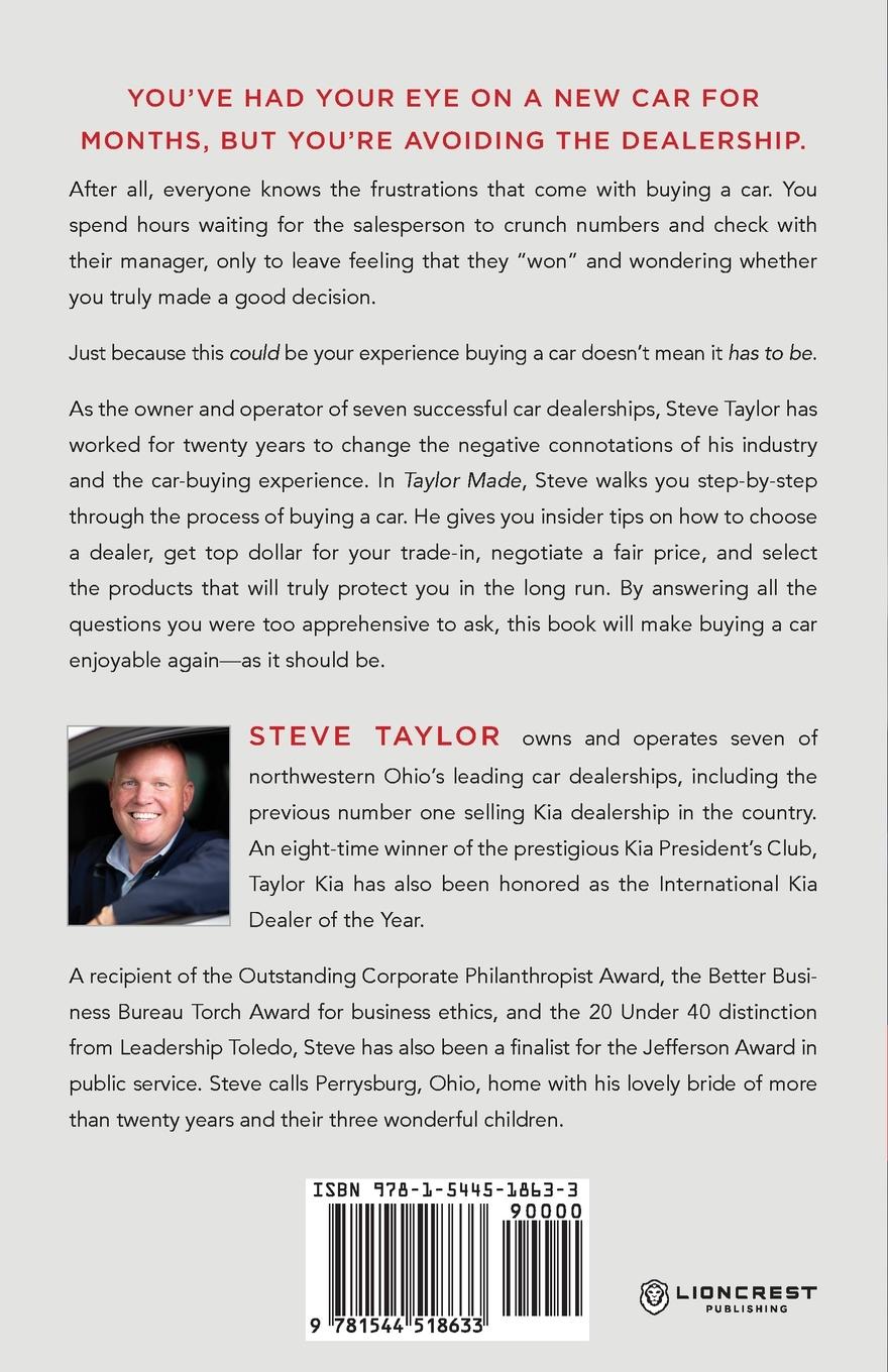 Rückseitencover Taylor Made