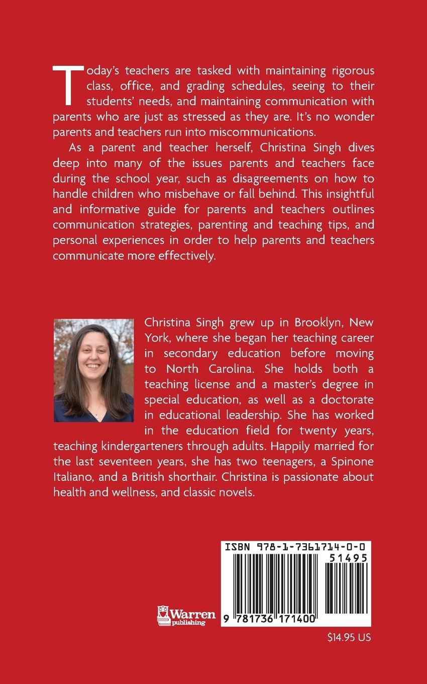 Rückseitencover Dear Parents...Lessons from Your Child's Teacher