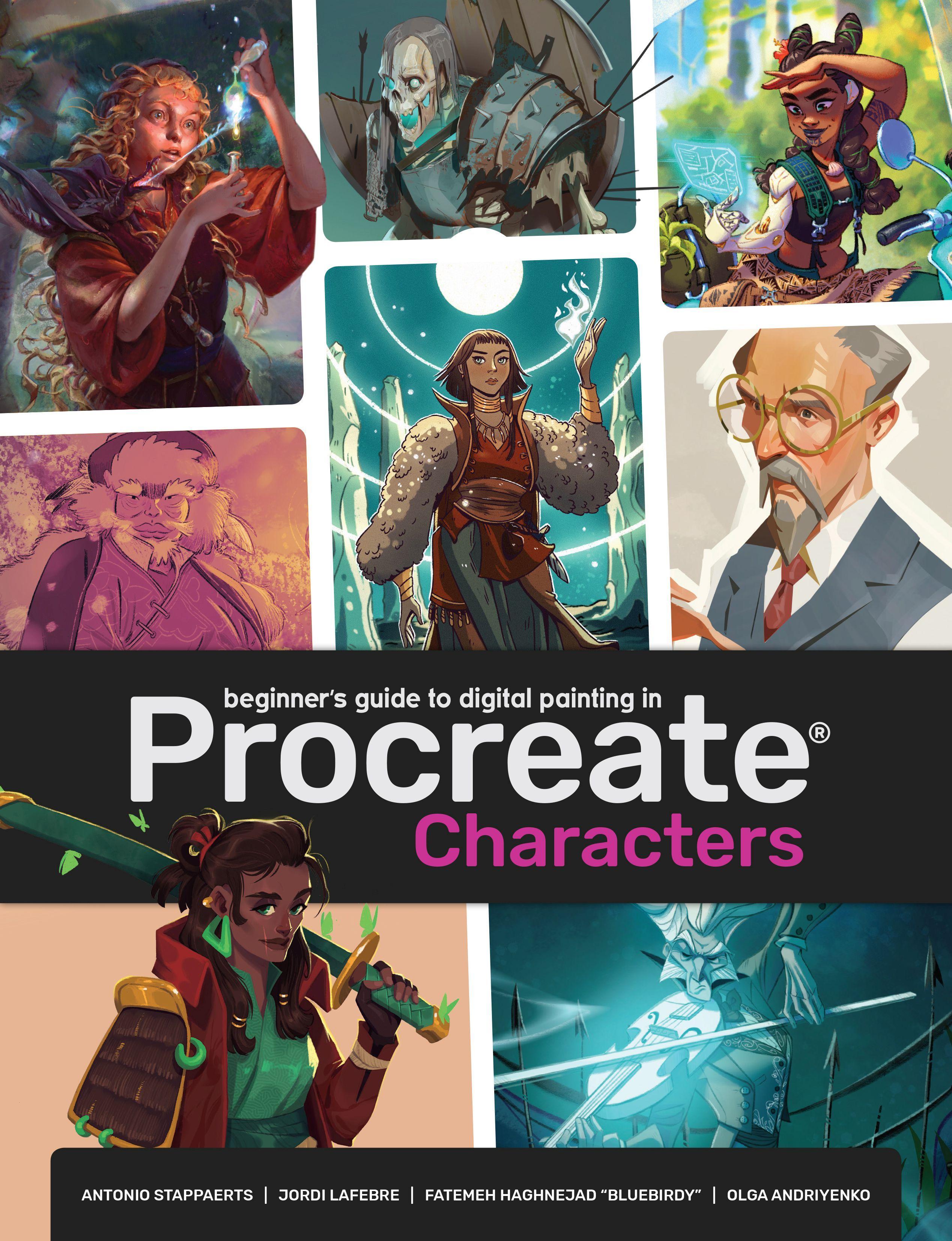 Vorderes Coverbild Beginner's Guide to Procreate: Characters