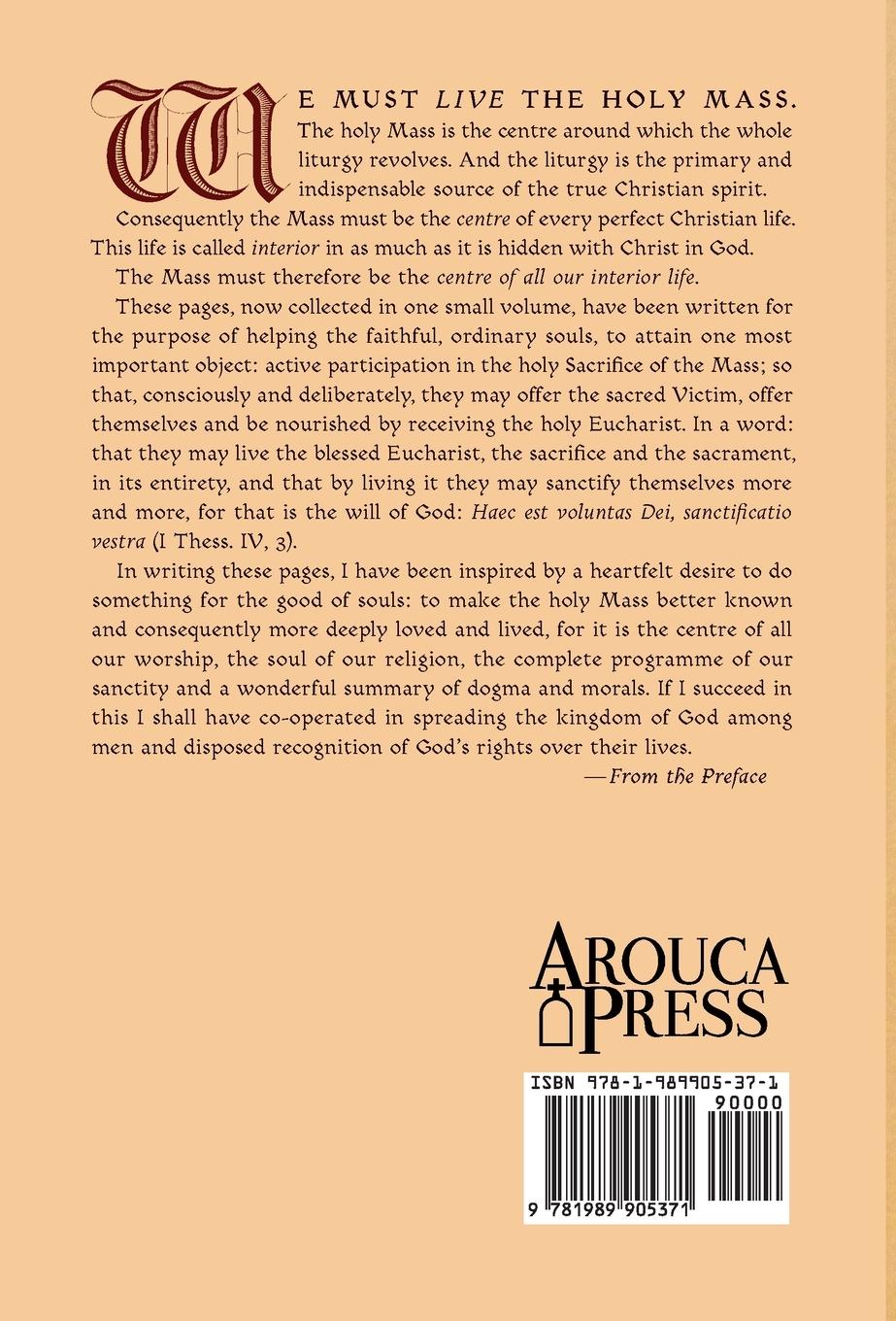 Rückseitencover The Mass and The Interior Life