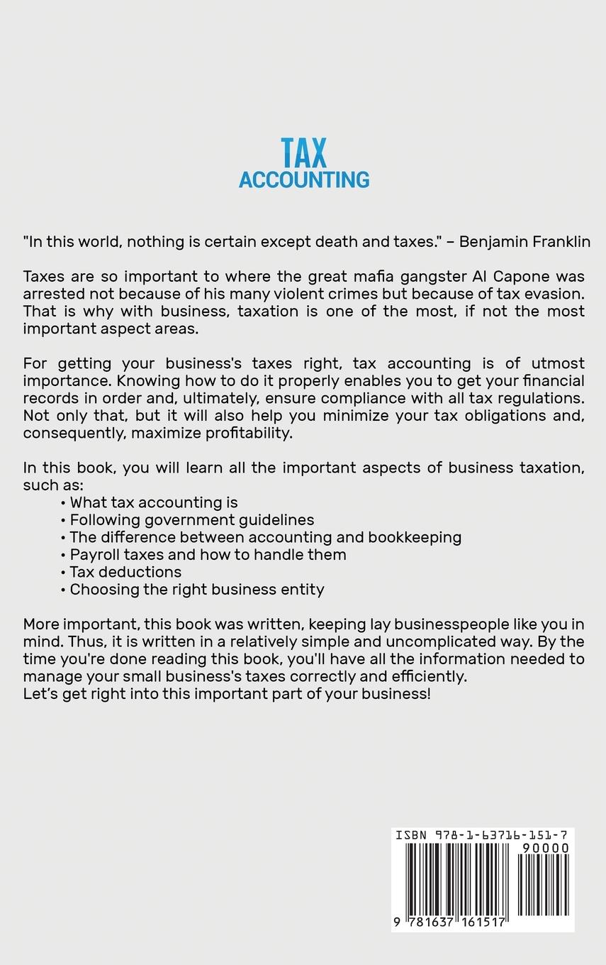 Rückseitencover Tax Accounting