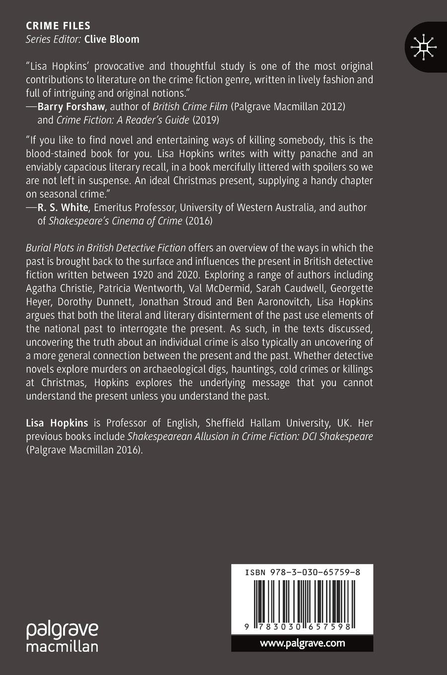 Rückseitencover Burial Plots in British Detective Fiction