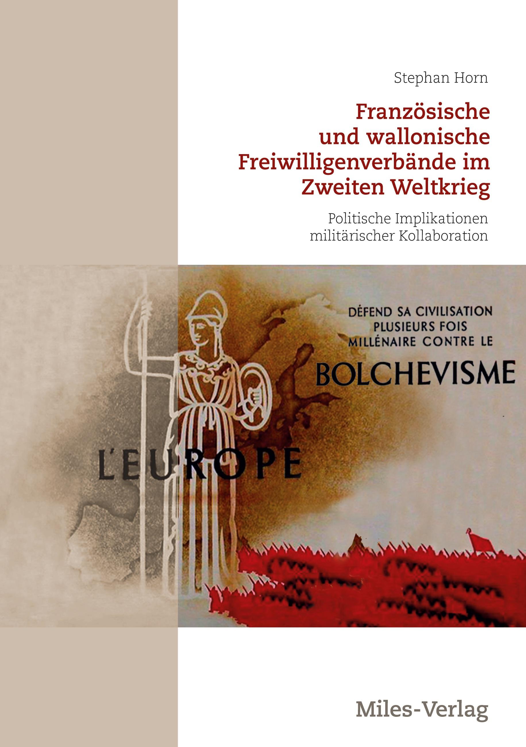 Vorderes Coverbild Französische und wallonische Freiwilligenverbände im Zweiten Weltkrieg