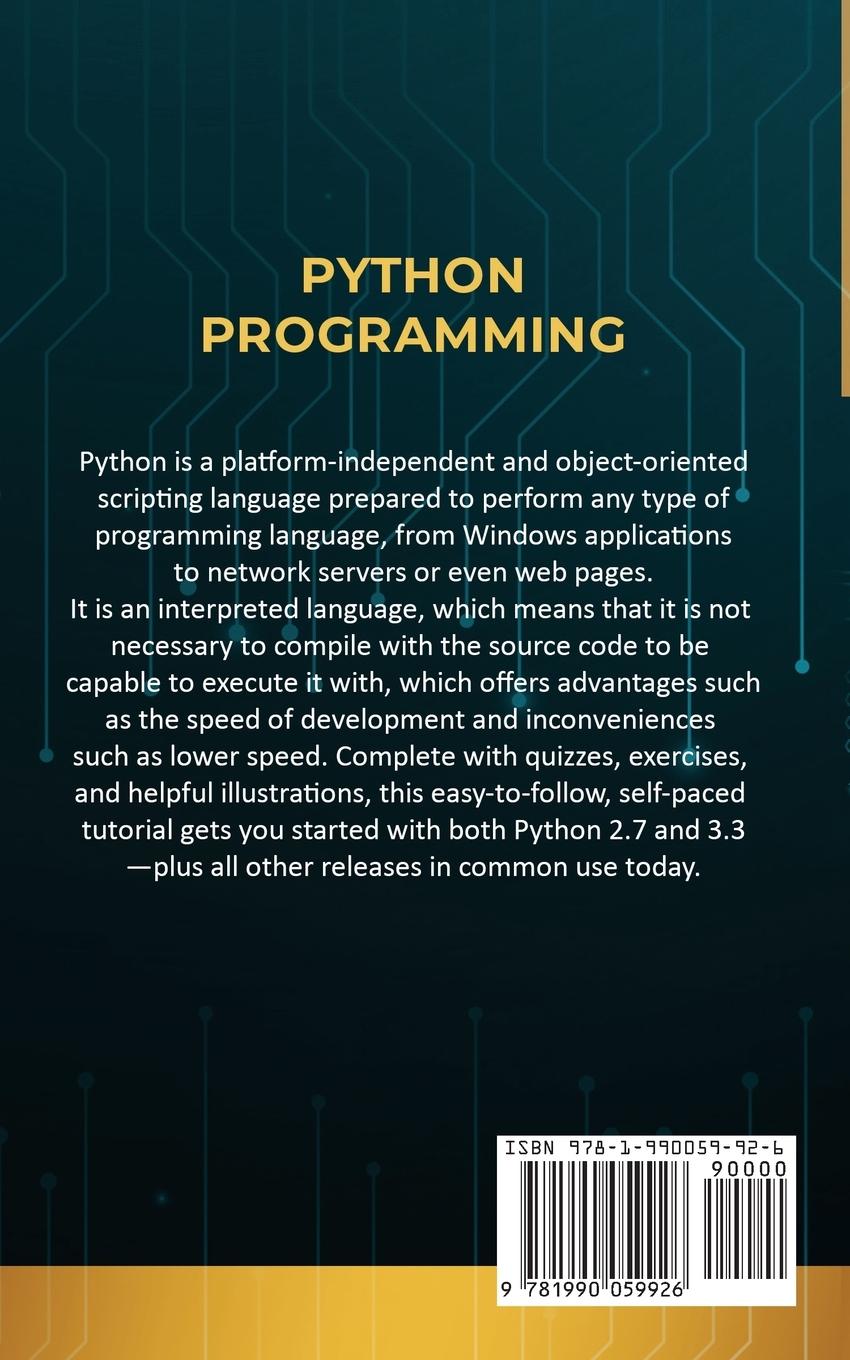 Rückseitencover Python Programming