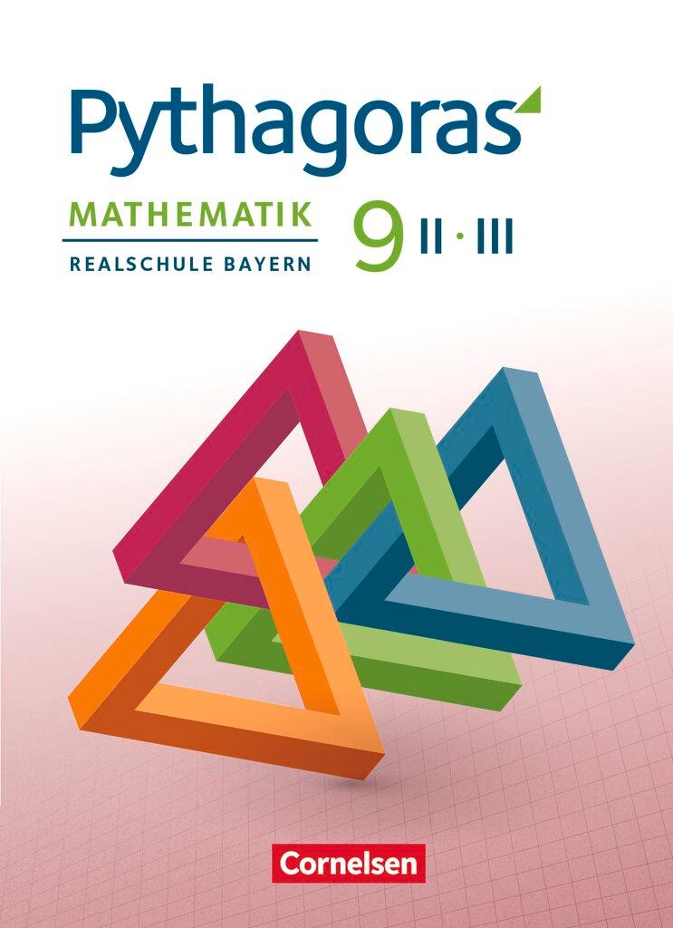 Vorderes Coverbild Pythagoras 9. Jahrgangsstufe (WPF II/III) - Realschule Bayern - Schülerbuch