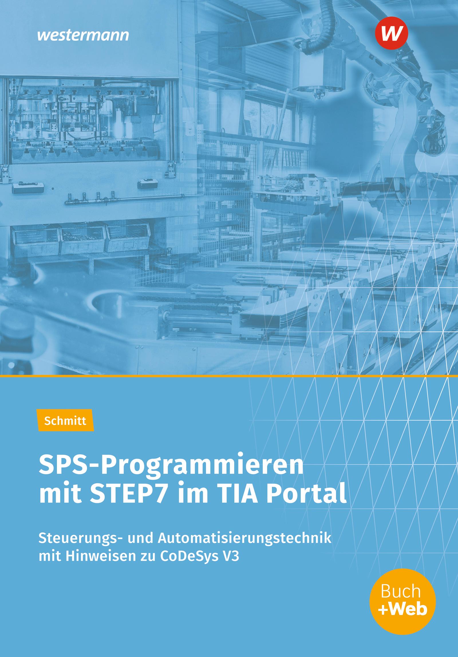 Vorderes Coverbild SPS-Programmieren mit STEP7 im TIA Portal. Arbeitsheft