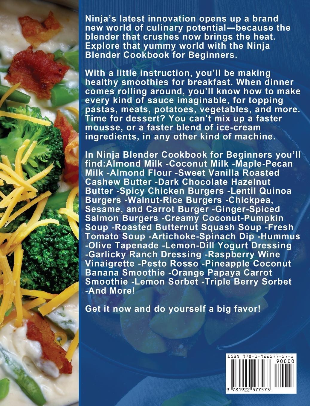 Rückseitencover Ninja Blender Cookbook For Beginners