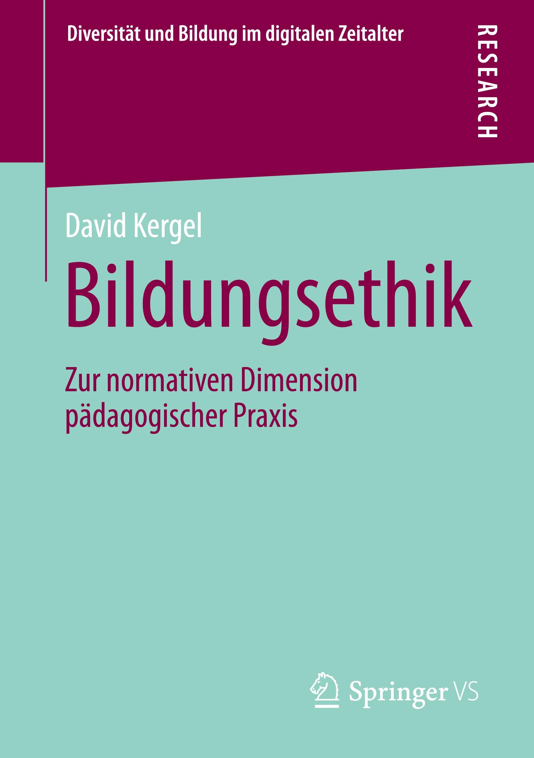 Vorderes Coverbild Bildungsethik