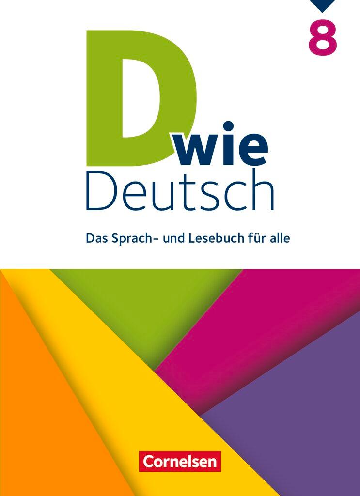 Vorderes Coverbild D wie Deutsch 8. Schuljahr. Schülerbuch