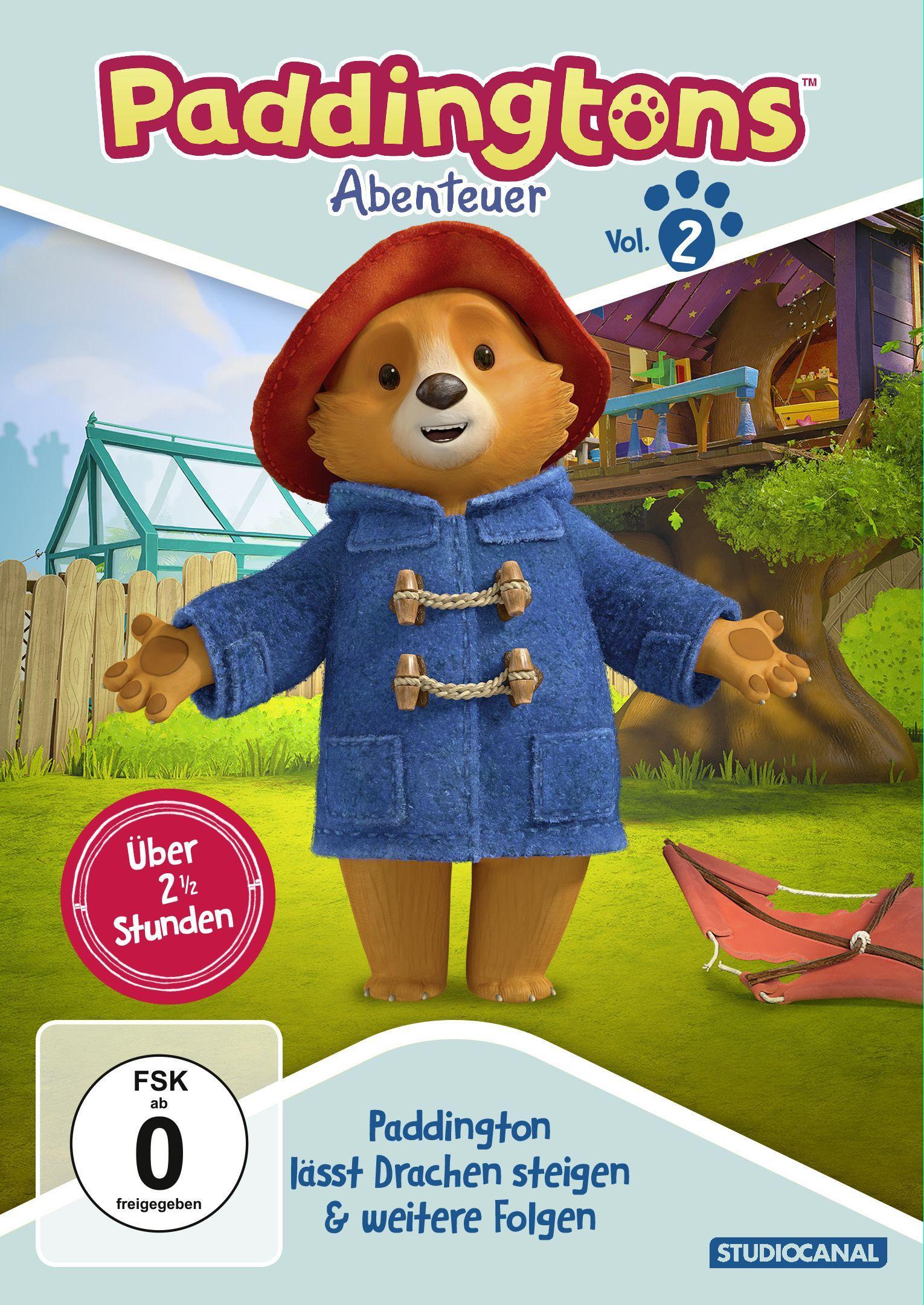Vorderes Coverbild Paddingtons Abenteuer