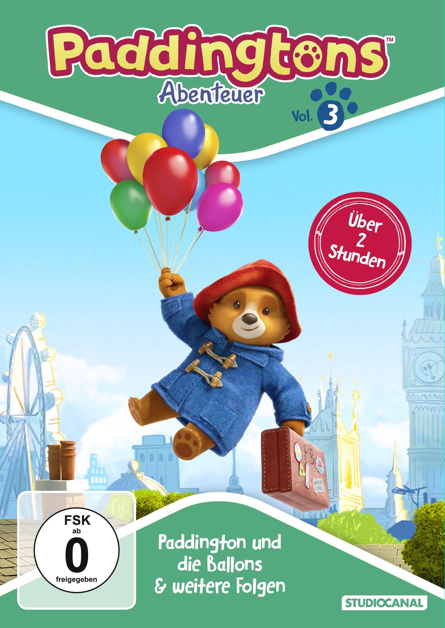 Vorderes Coverbild Paddingtons Abenteuer