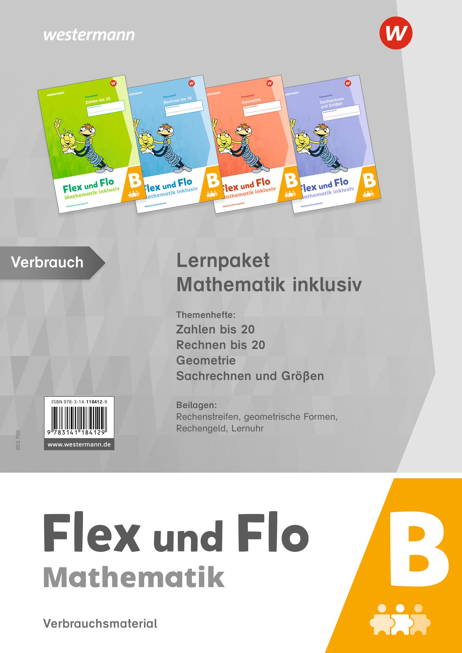 Vorderes Coverbild Flex und Flo - Mathematik inklusiv. Paket B