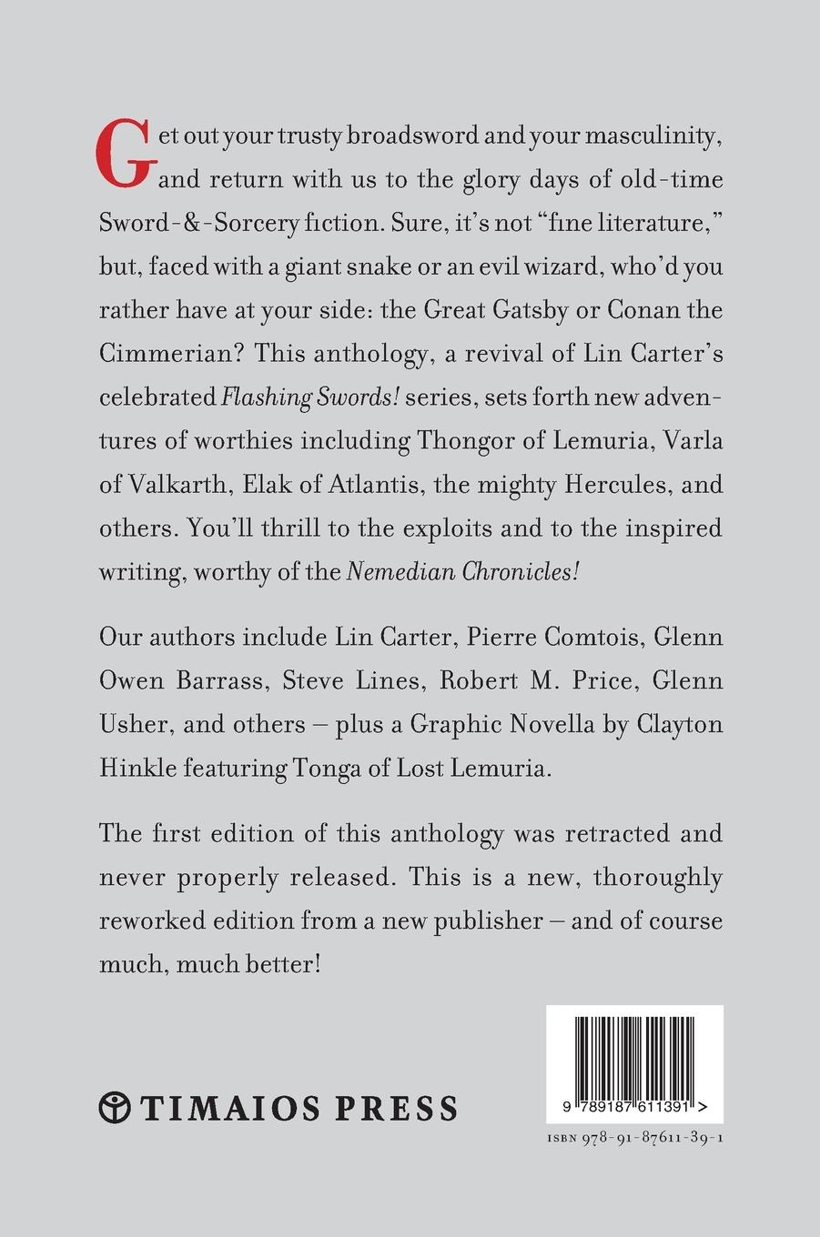 Rückseitencover Lin Carter's Flashing Swords! #6