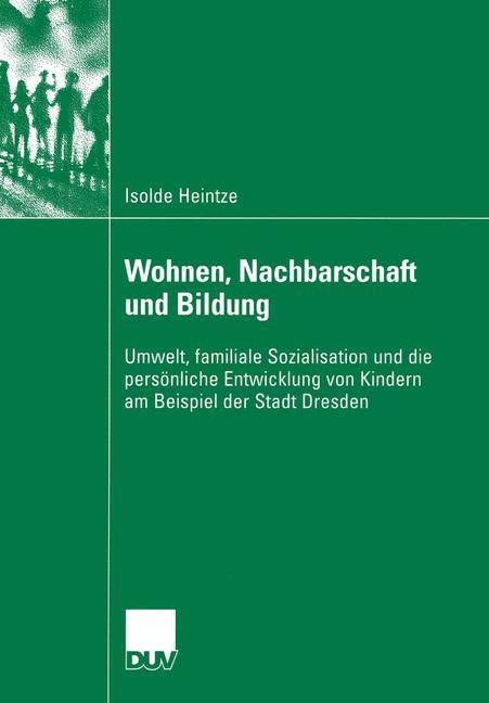 Vorderes Coverbild Wohnen, Nachbarschaft und Bildung