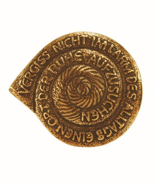 Vorderes Coverbild Handschmeichler "Schnecke mit Text"