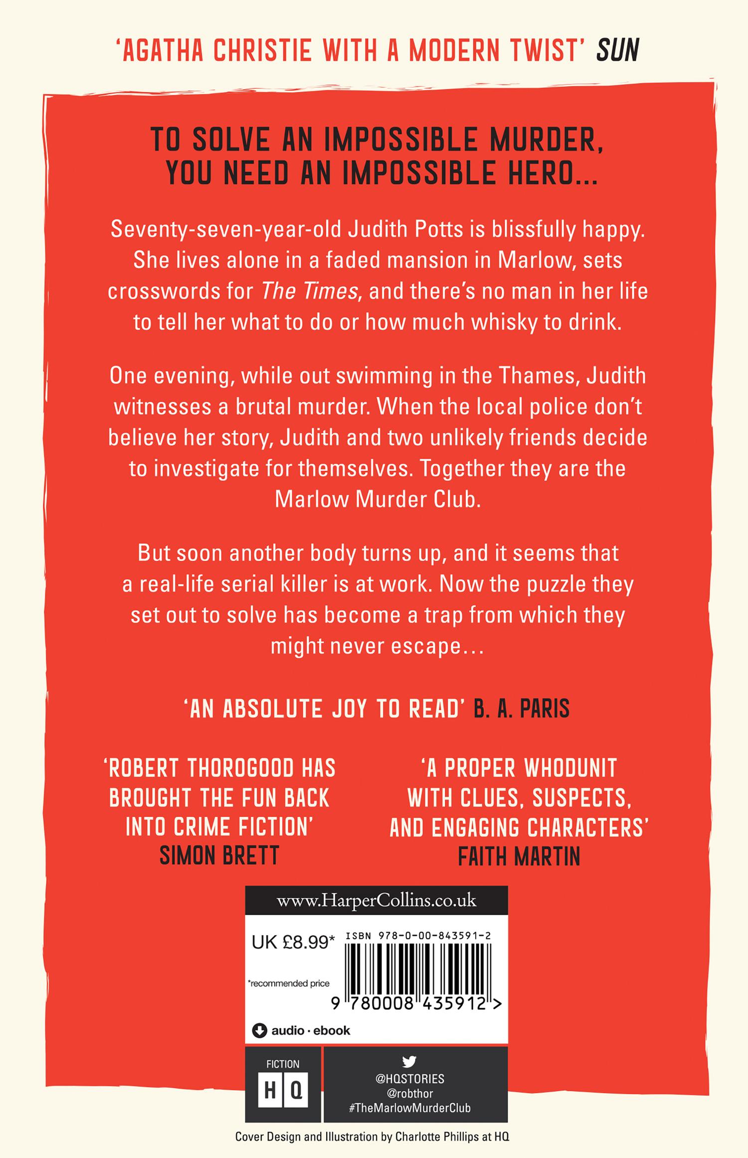 Rückseitencover The Marlow Murder Club