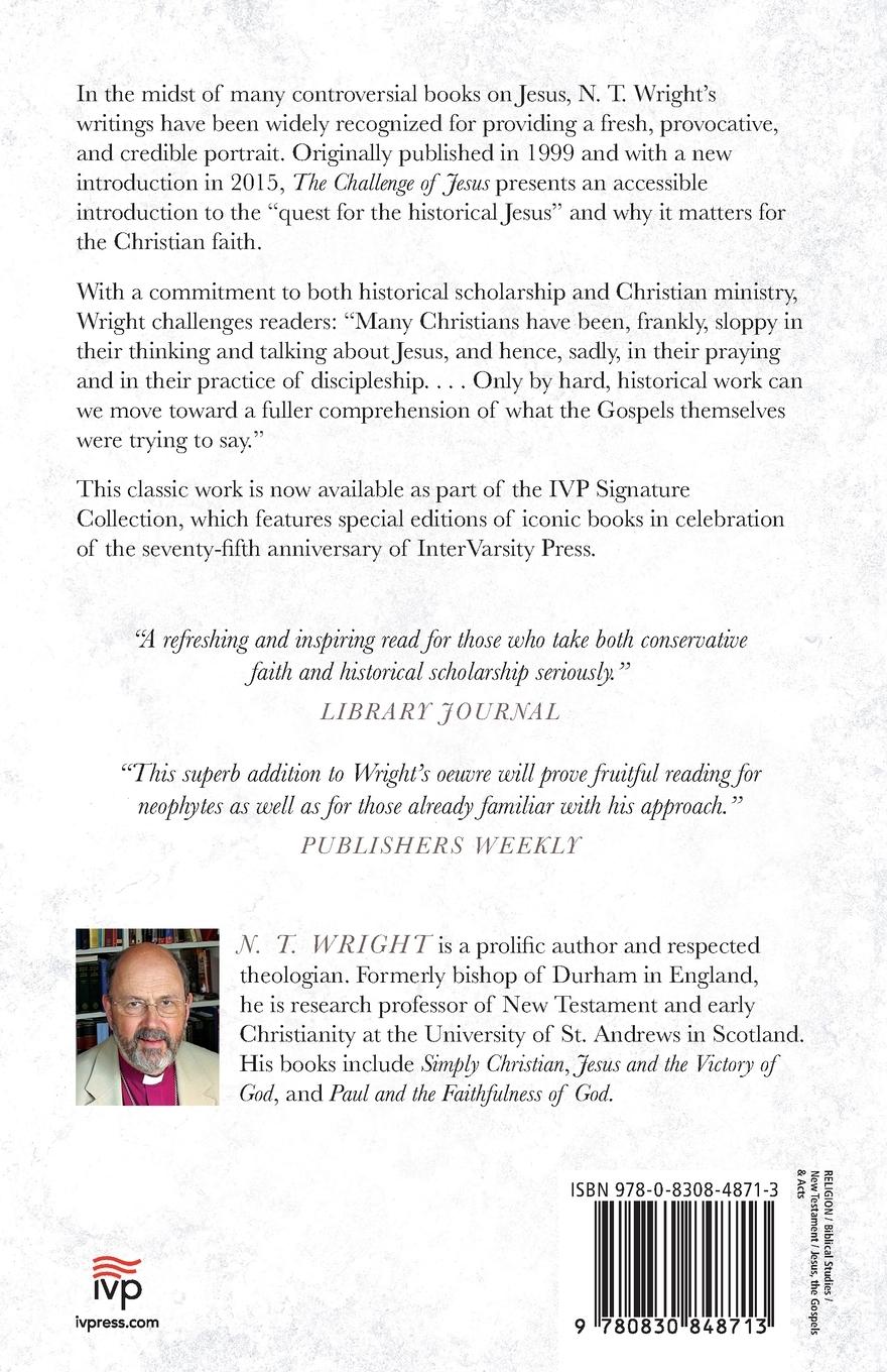 Rückseitencover The Challenge of Jesus