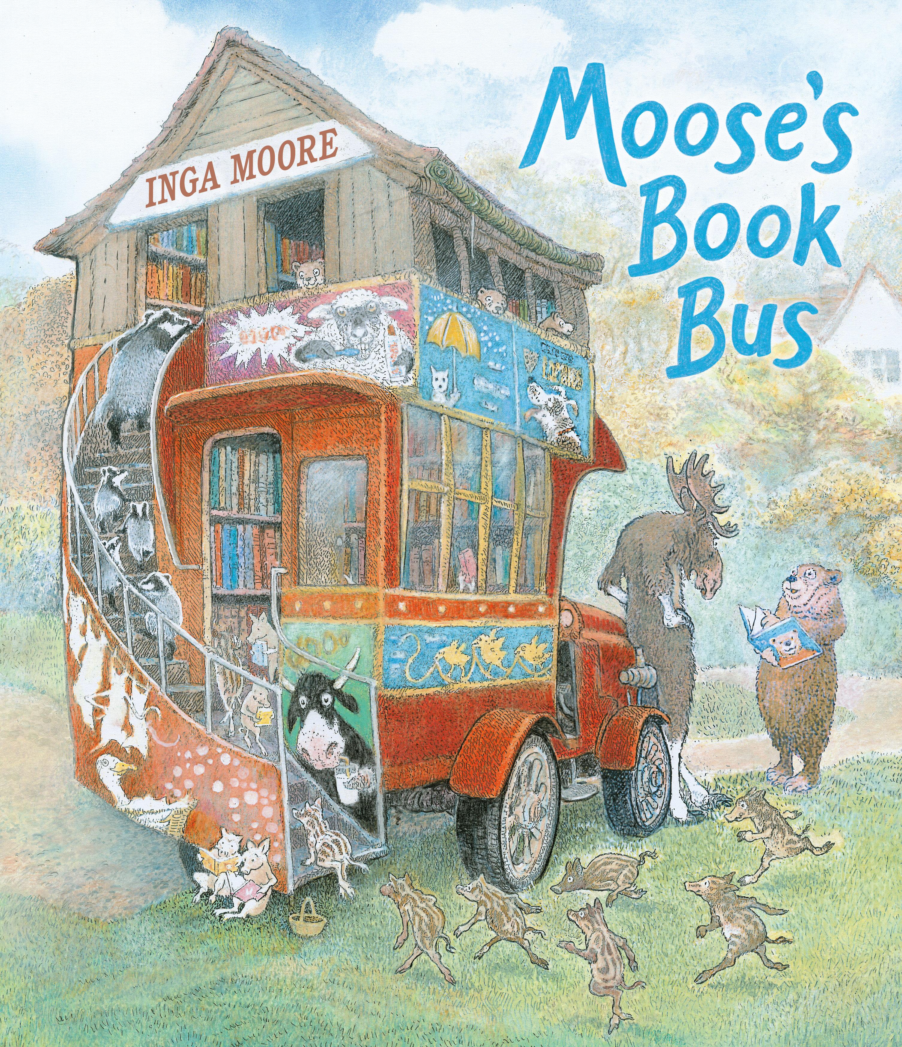 Vorderes Coverbild Moose's Book Bus