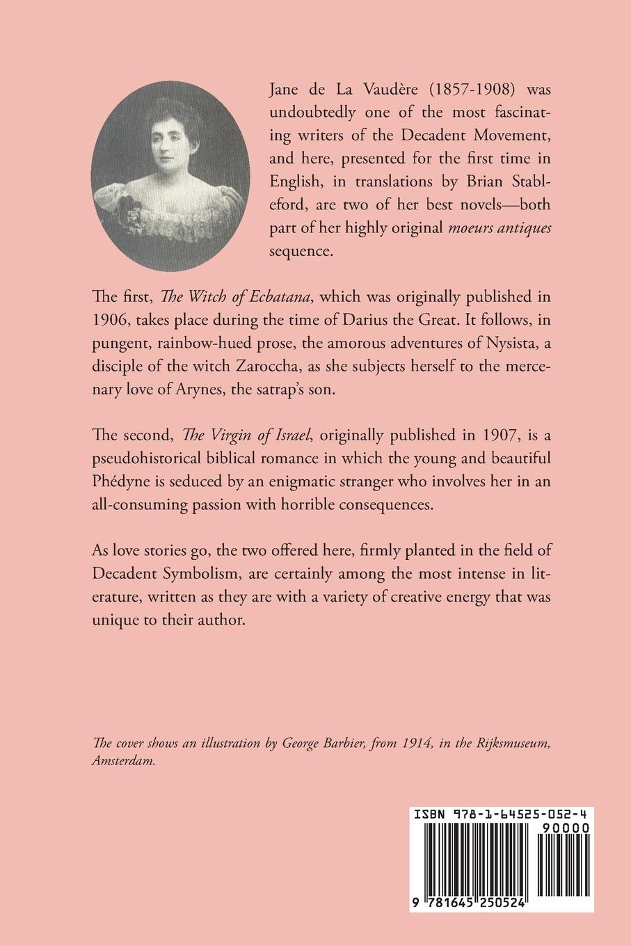 Rückseitencover The Witch of Ecbatana and The Virgin of Israel