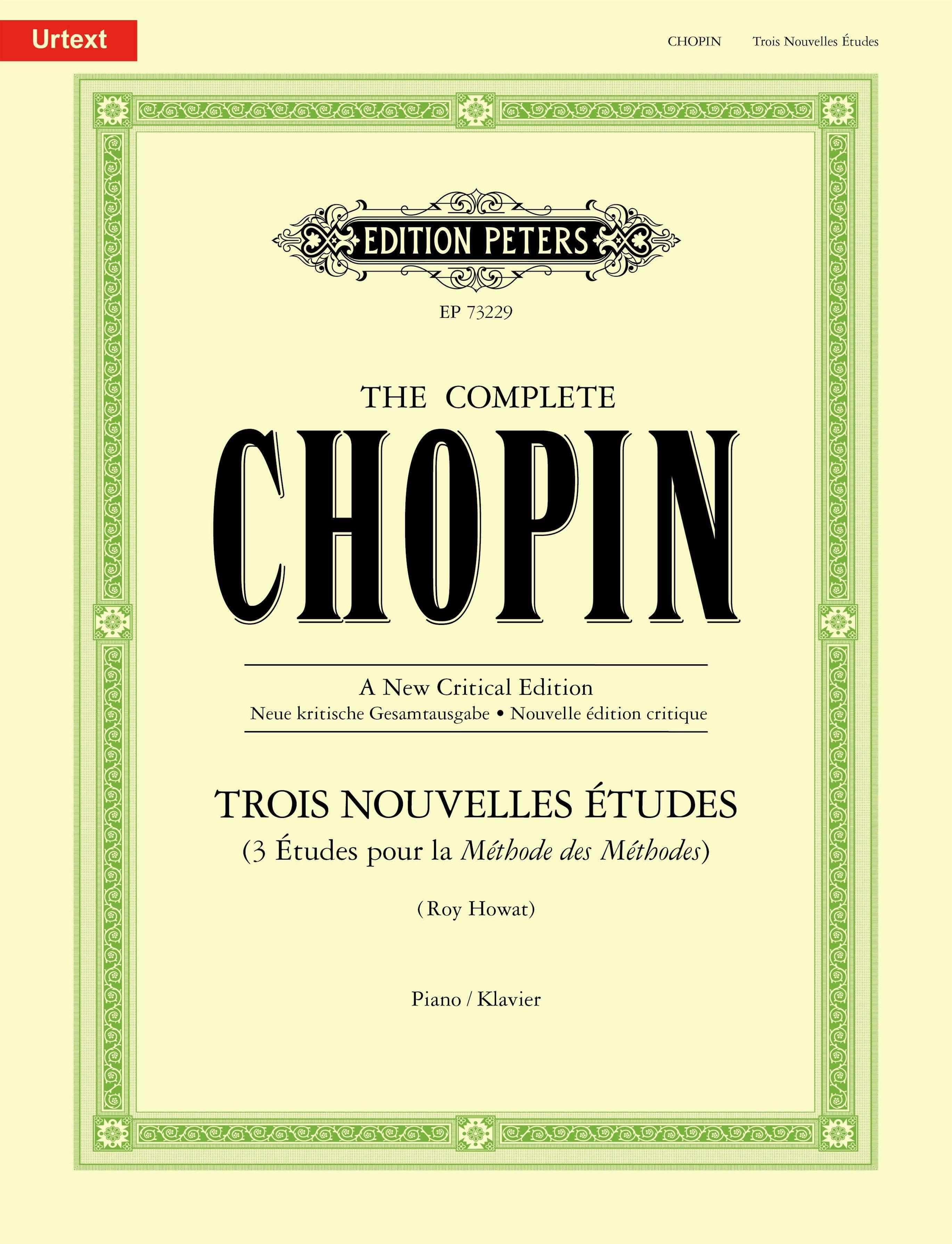 Vorderes Coverbild Trois Nouvelles Études (3 Études pour la Méthode des Méthodes)