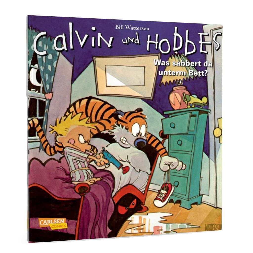 Beispielinhalt (Bild) Calvin & Hobbes 02 - Was sabbert da unter dem Bett?